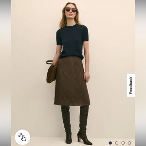 Chiffon Plaid Skirt NWT